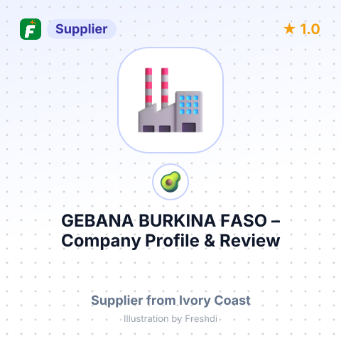 GEBANA BURKINA FASO – summary card, no photo uploaded yet