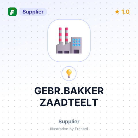 GEBR.BAKKER ZAADTEELT – summary card, no photo uploaded yet