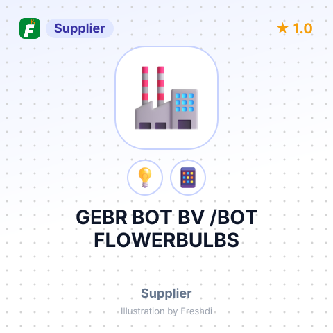 GEBR BOT BV /BOT FLOWERBULBS – summary card, no photo uploaded yet