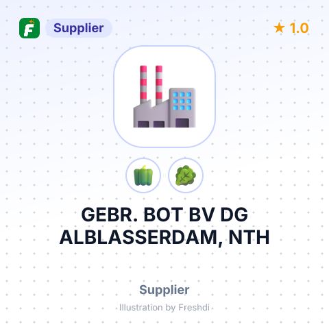 GEBR. BOT BV DG ALBLASSERDAM, NTH – summary card, no photo uploaded yet