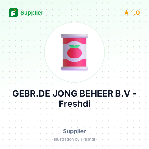 GEBR.DE JONG BEHEER B.V – summary card, no photo uploaded yet