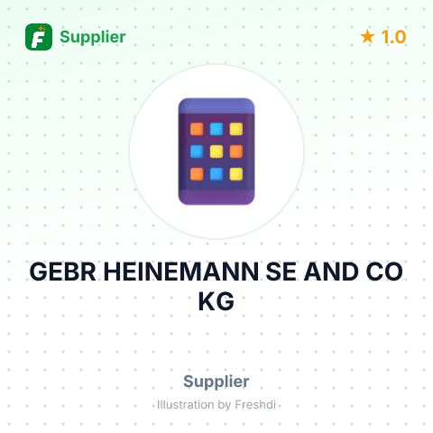 GEBR HEINEMANN SE AND CO KG – summary card, no photo uploaded yet