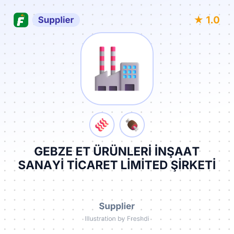 GEBZE ET ÜRÜNLERİ İNŞAAT SANAYİ TİCARET LİMİTED ŞİRKETİ – summary card, no photo uploaded yet