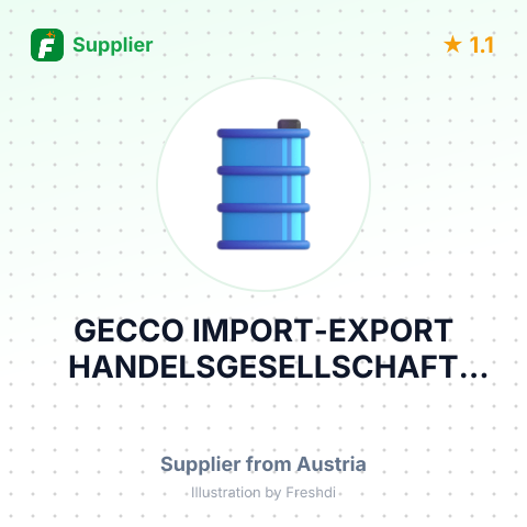 GECCO IMPORT-EXPORT HANDELSGESELLSCHAFT MBH – summary card, no photo uploaded yet