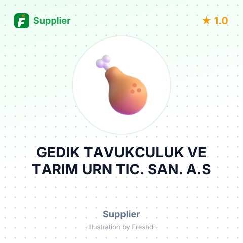 GEDIK TAVUKCULUK VE TARIM URN TIC. SAN. A.S – summary card, no photo uploaded yet