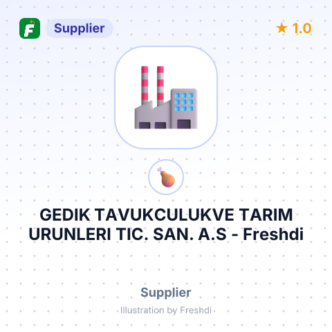 GEDIK TAVUKCULUKVE TARIM URUNLERI TIC. SAN. A.S – summary card, no photo uploaded yet