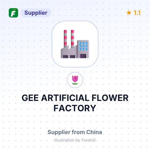 GEE ARTIFICIAL FLOWER FACTORY – summary card, no photo uploaded yet