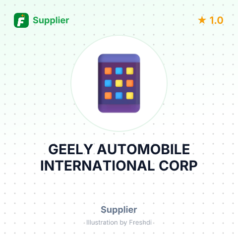 GEELY AUTOMOBILE INTERNATIONAL CORP – summary card, no photo uploaded yet