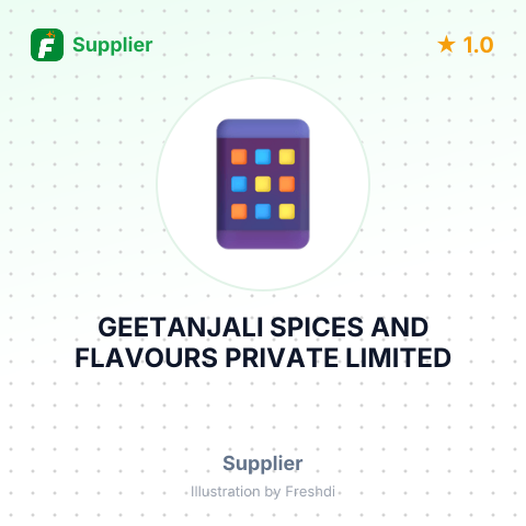 GEETANJALI SPICES AND FLAVOURS PRIVATE LIMITED – summary card, no photo uploaded yet