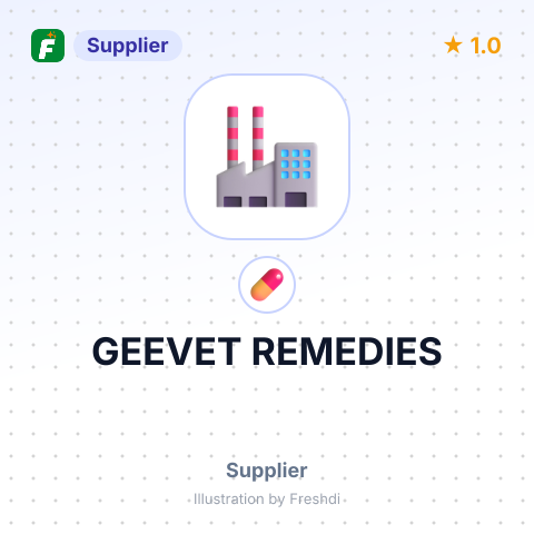 GEEVET REMEDIES – summary card, no photo uploaded yet
