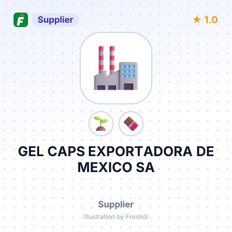 GEL CAPS EXPORTADORA DE MEXICO SA – summary card, no photo uploaded yet