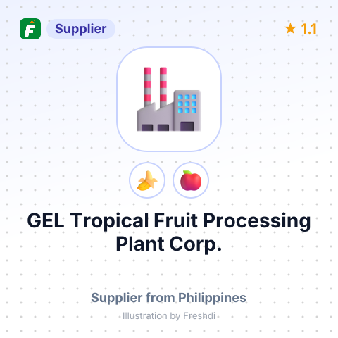 GEL Tropical Fruit Processing Plant Corp. – summary card, no photo uploaded yet