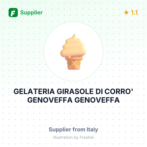 GELATERIA GIRASOLE DI CORRO' GENOVEFFA GENOVEFFA – summary card, no photo uploaded yet