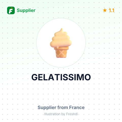 GELATISSIMO – summary card, no photo uploaded yet