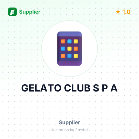 GELATO CLUB S P A – summary card, no photo uploaded yet