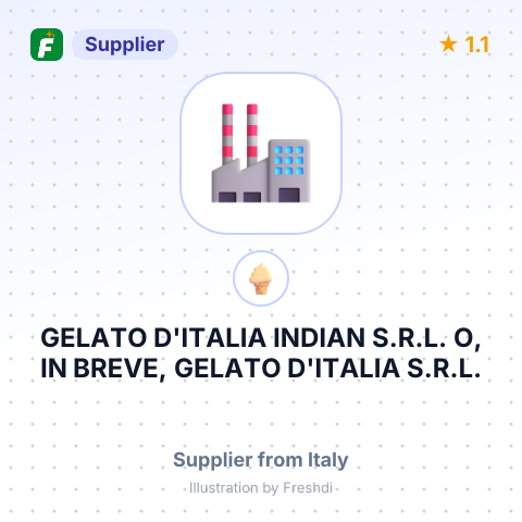 GELATO D'ITALIA INDIAN S.R.L. O, IN BREVE, GELATO D'ITALIA S.R.L. – summary card, no photo uploaded yet