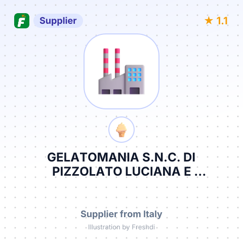 GELATOMANIA S.N.C. DI PIZZOLATO LUCIANA E LINGUANOTTO FABIO – summary card, no photo uploaded yet