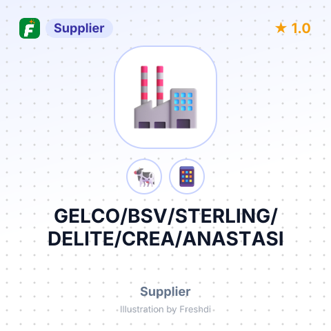 GELCO/BSV/STERLING/DELITE/CREA/ANASTASI – summary card, no photo uploaded yet