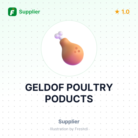 GELDOF POULTRY PODUCTS – summary card, no photo uploaded yet
