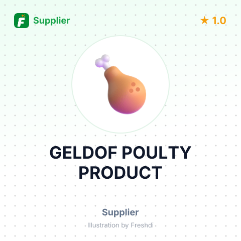 GELDOF POULTY PRODUCT – summary card, no photo uploaded yet
