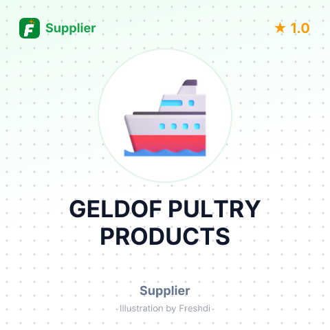 GELDOF PULTRY PRODUCTS – summary card, no photo uploaded yet