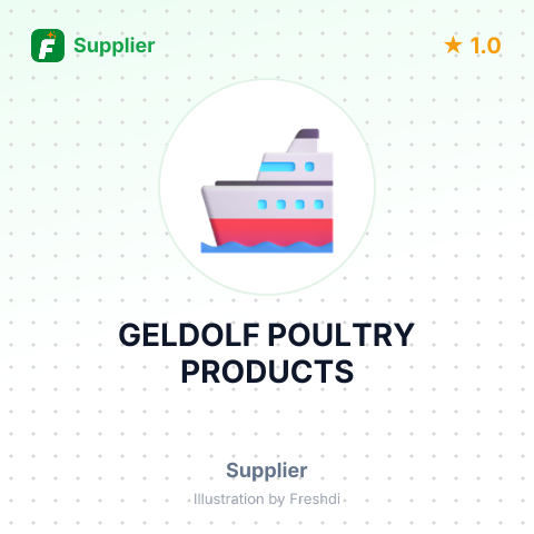 GELDOLF POULTRY PRODUCTS – summary card, no photo uploaded yet