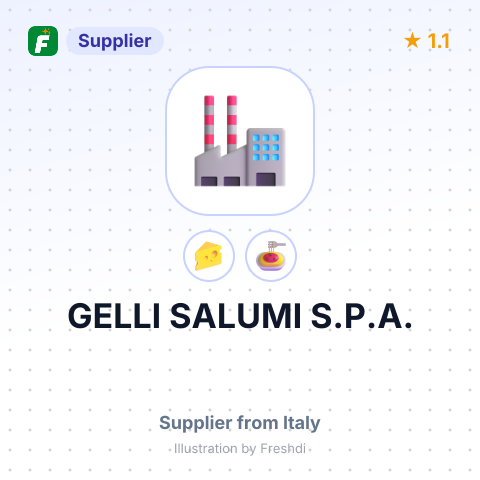 GELLI SALUMI S.P.A. – summary card, no photo uploaded yet