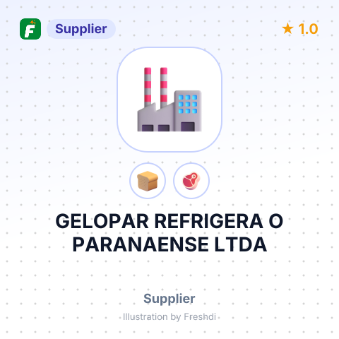 GELOPAR REFRIGERA O PARANAENSE LTDA – summary card, no photo uploaded yet