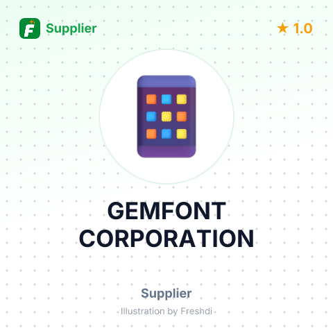 GEMFONT CORPORATION – summary card, no photo uploaded yet