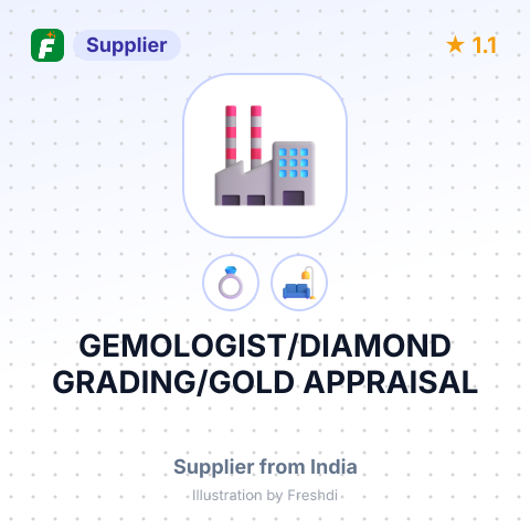 GEMOLOGIST/DIAMOND GRADING/GOLD APPRAISAL – summary card, no photo uploaded yet