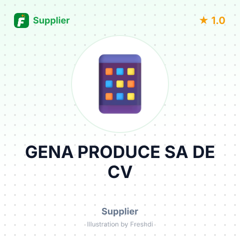 GENA PRODUCE SA DE CV – summary card, no photo uploaded yet