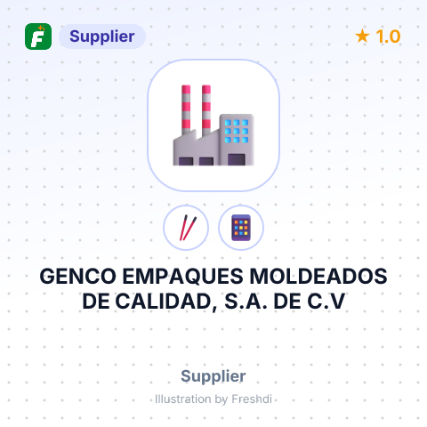 GENCO EMPAQUES MOLDEADOS DE CALIDAD, S.A. DE C.V – summary card, no photo uploaded yet