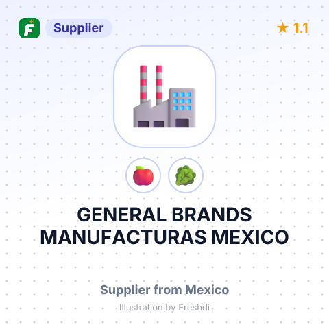 GENERAL BRANDS MANUFACTURAS MEXICO – summary card, no photo uploaded yet
