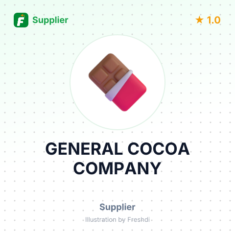 GENERAL COCOA COMPANY – summary card, no photo uploaded yet