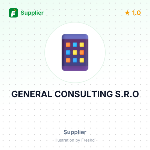GENERAL CONSULTING S.R.O – summary card, no photo uploaded yet