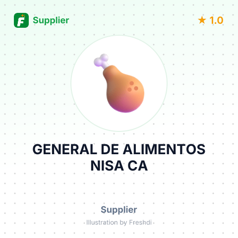 GENERAL DE ALIMENTOS NISA CA – summary card, no photo uploaded yet