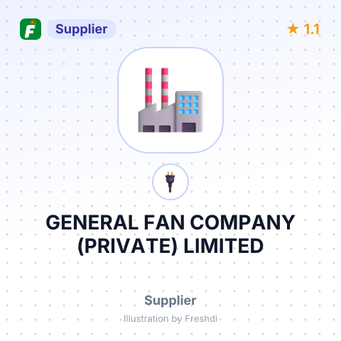 GENERAL FAN COMPANY (PRIVATE) LIMITED – summary card, no photo uploaded yet