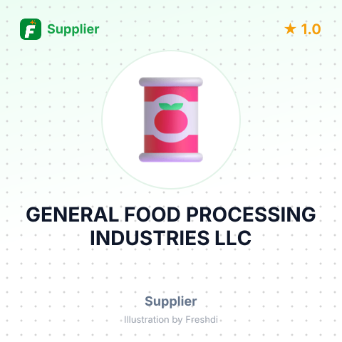 GENERAL FOOD PROCESSING INDUSTRIES LLC – summary card, no photo uploaded yet