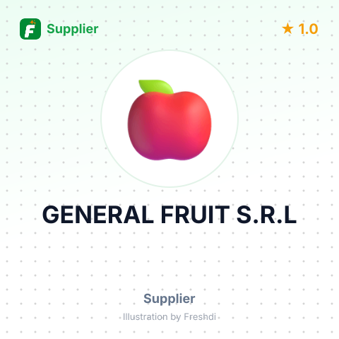 GENERAL FRUIT S.R.L – summary card, no photo uploaded yet