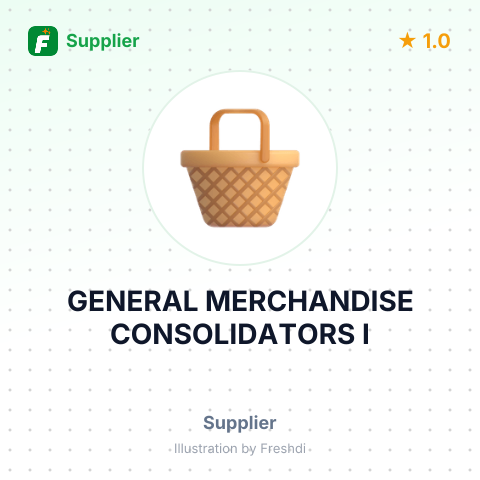 GENERAL MERCHANDISE CONSOLIDATORS I – summary card, no photo uploaded yet