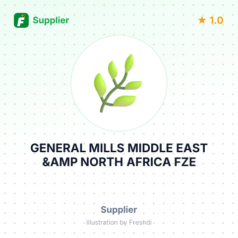 GENERAL MILLS MIDDLE EAST &AMP NORTH AFRICA FZE – summary card, no photo uploaded yet