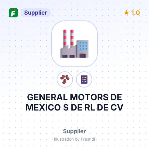 GENERAL MOTORS DE MEXICO S DE RL DE CV – summary card, no photo uploaded yet