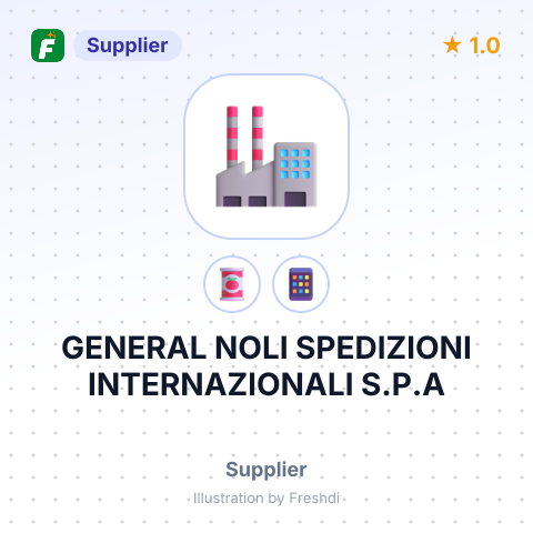 GENERAL NOLI SPEDIZIONI INTERNAZIONALI S.P.A – summary card, no photo uploaded yet