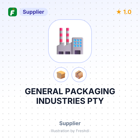 GENERAL PACKAGING INDUSTRIES PTY – summary card, no photo uploaded yet