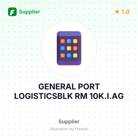 GENERAL PORT LOGISTICSBLK RM 10K.I.AG – summary card, no photo uploaded yet