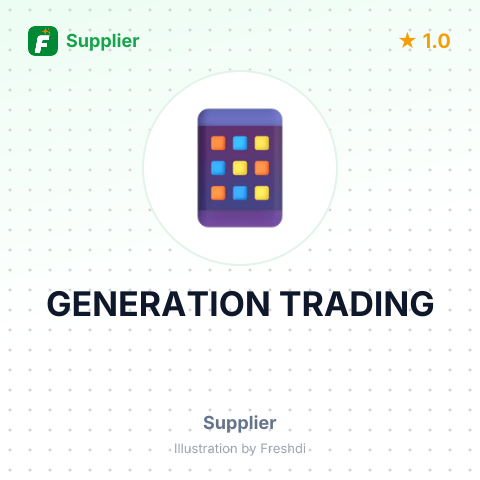 GENERATION TRADING – summary card, no photo uploaded yet