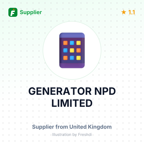 GENERATOR NPD LIMITED – summary card, no photo uploaded yet