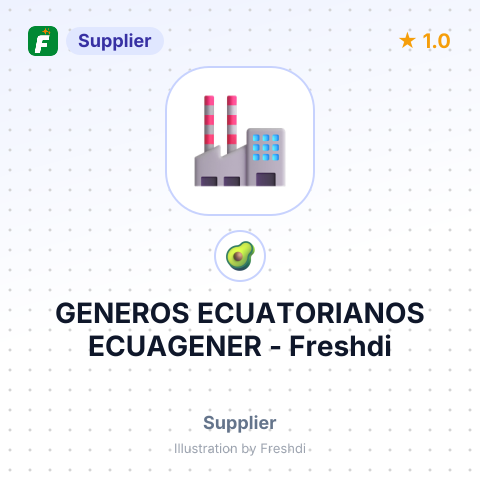 GENEROS ECUATORIANOS ECUAGENER – summary card, no photo uploaded yet