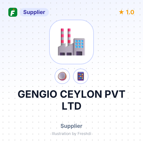 GENGIO CEYLON PVT LTD – summary card, no photo uploaded yet