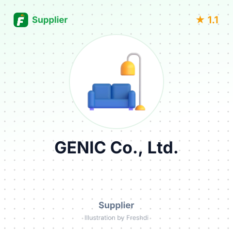 GENIC Co., Ltd. – summary card, no photo uploaded yet